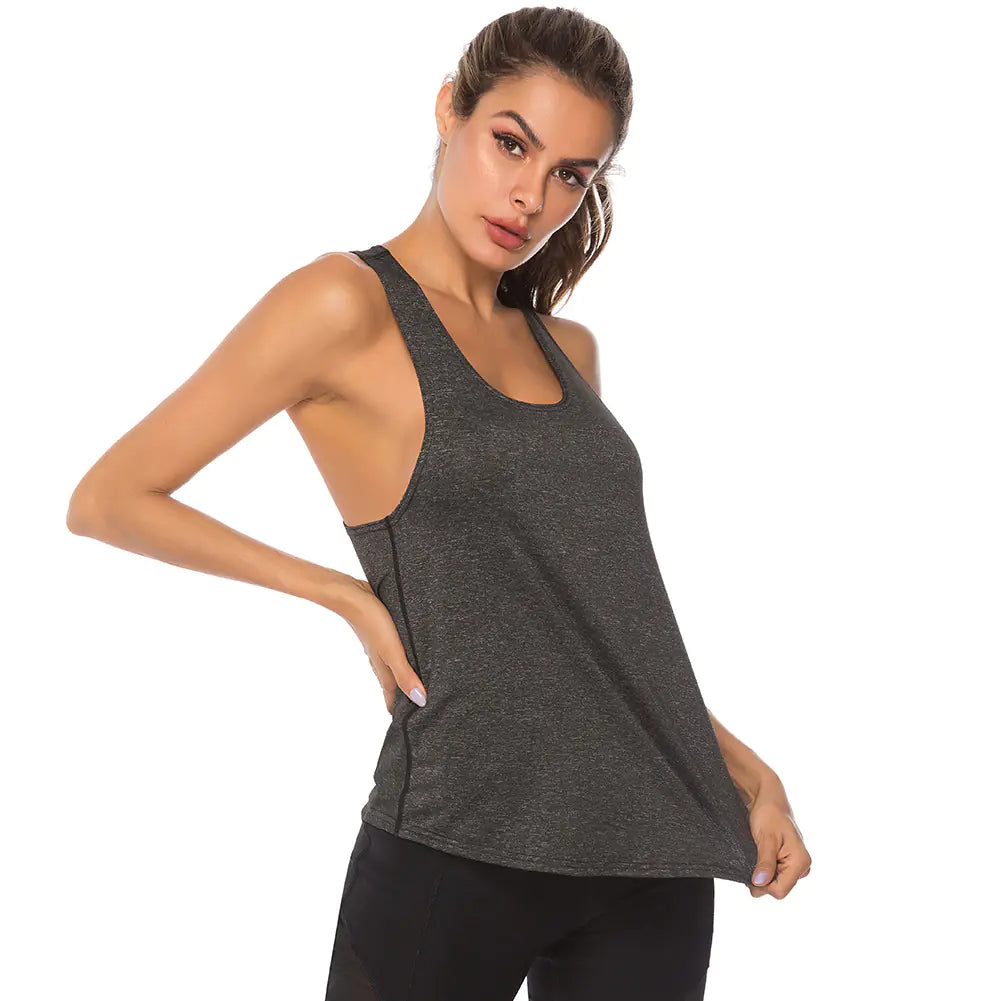 Cation Fitness Yoga U-Neck Quick-Dry Women's Tank Top