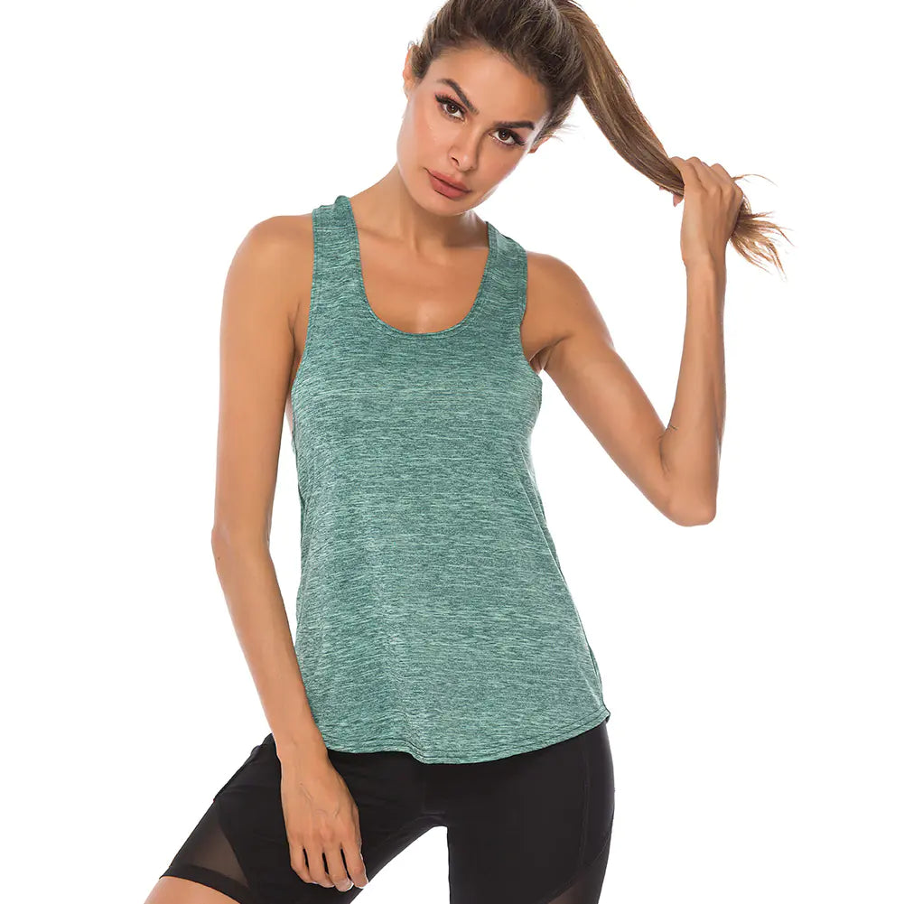 Cation Fitness Yoga U-Neck Quick-Dry Women's Tank Top