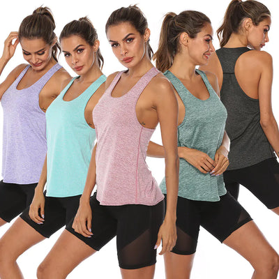 Cation Fitness Yoga U-Neck Quick-Dry Women's Tank Top
